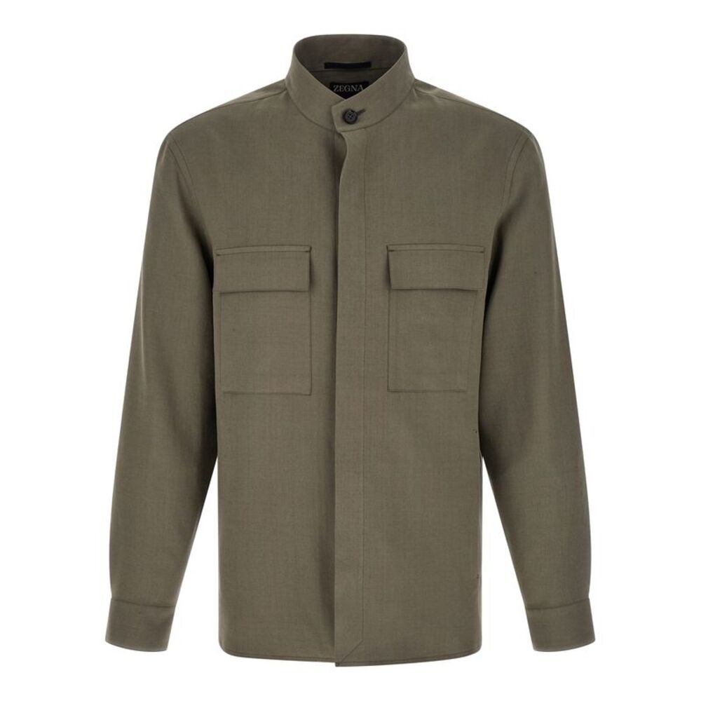 Zegna Men 'Oasi Lino' Overshirt